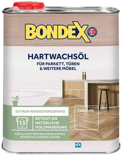 Bondex Holzöl HARTWACHSÖL, Natur, 0,75 Liter Inhalt