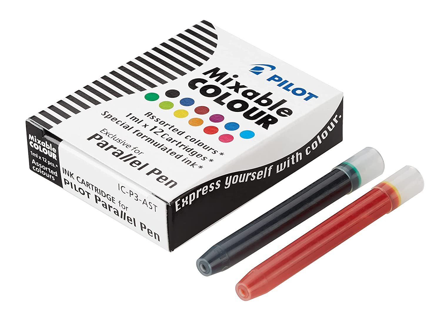 PILOT PILOT Tintenpatronen für Füllhalter Parallel Pen, sortiert Tintenpatrone