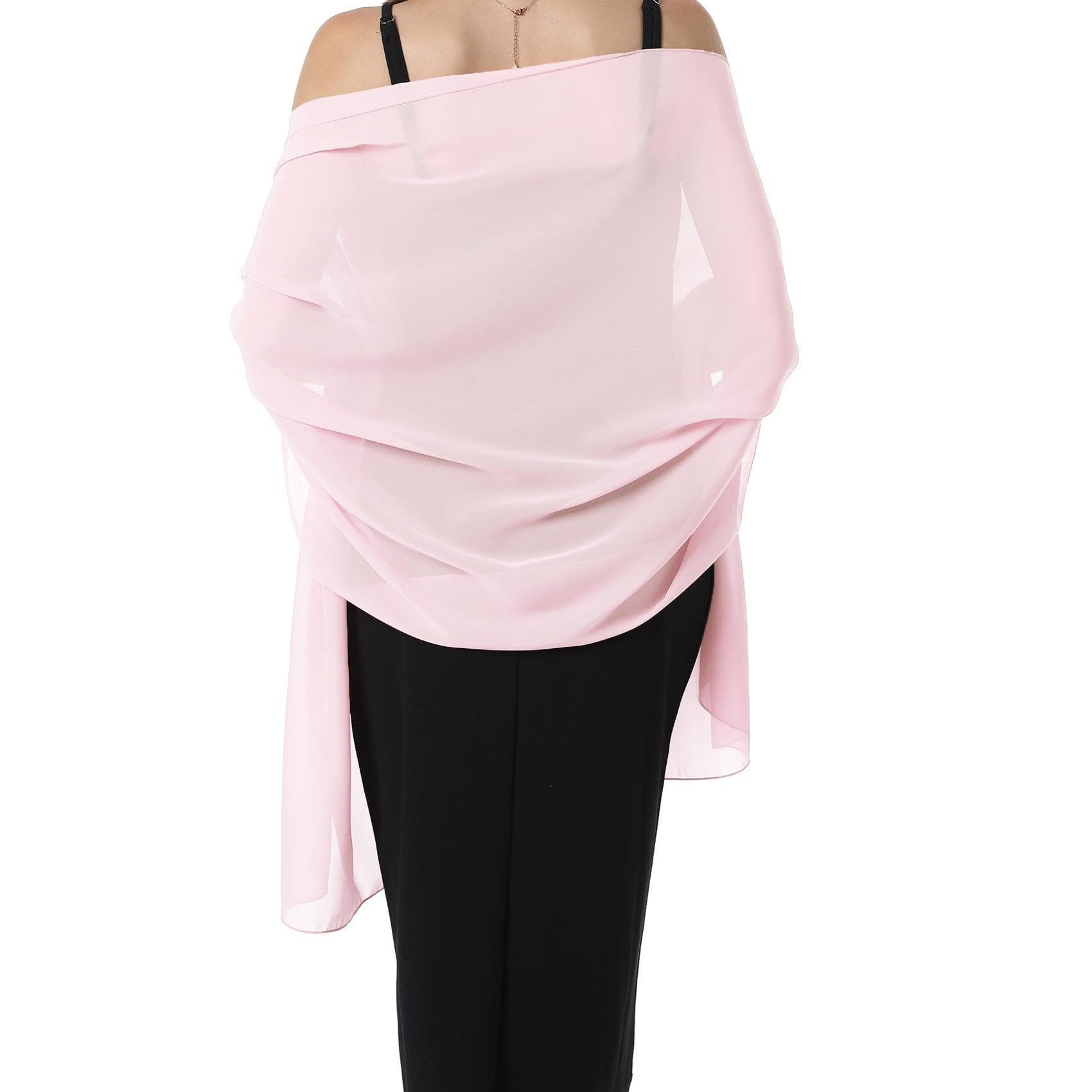 Zaewry Modeschal Damen Schal – Elegante leichte Stola, weich fließend, (1-St), ideal für Abendkleid, Hochzeit & festliche Anlässe