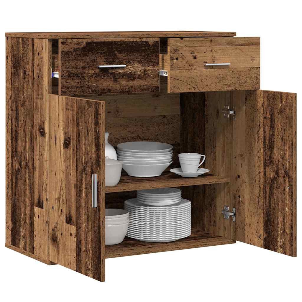 vidaXL Sideboard Sideboard mit Schubladen Altholz günstig online kaufen
