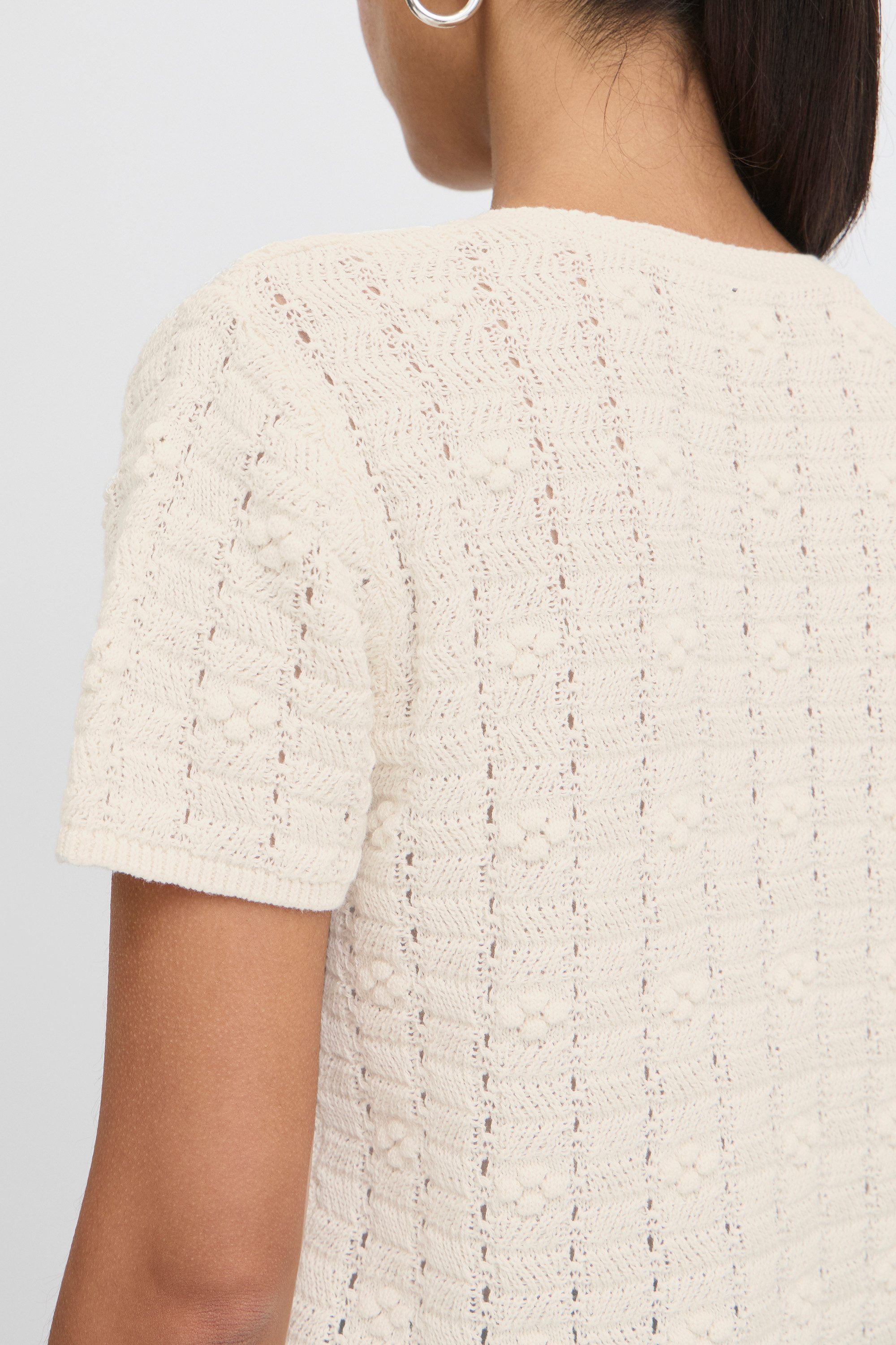 Ichi Blusentop Kurzarm-Bluse IHDOTTIES