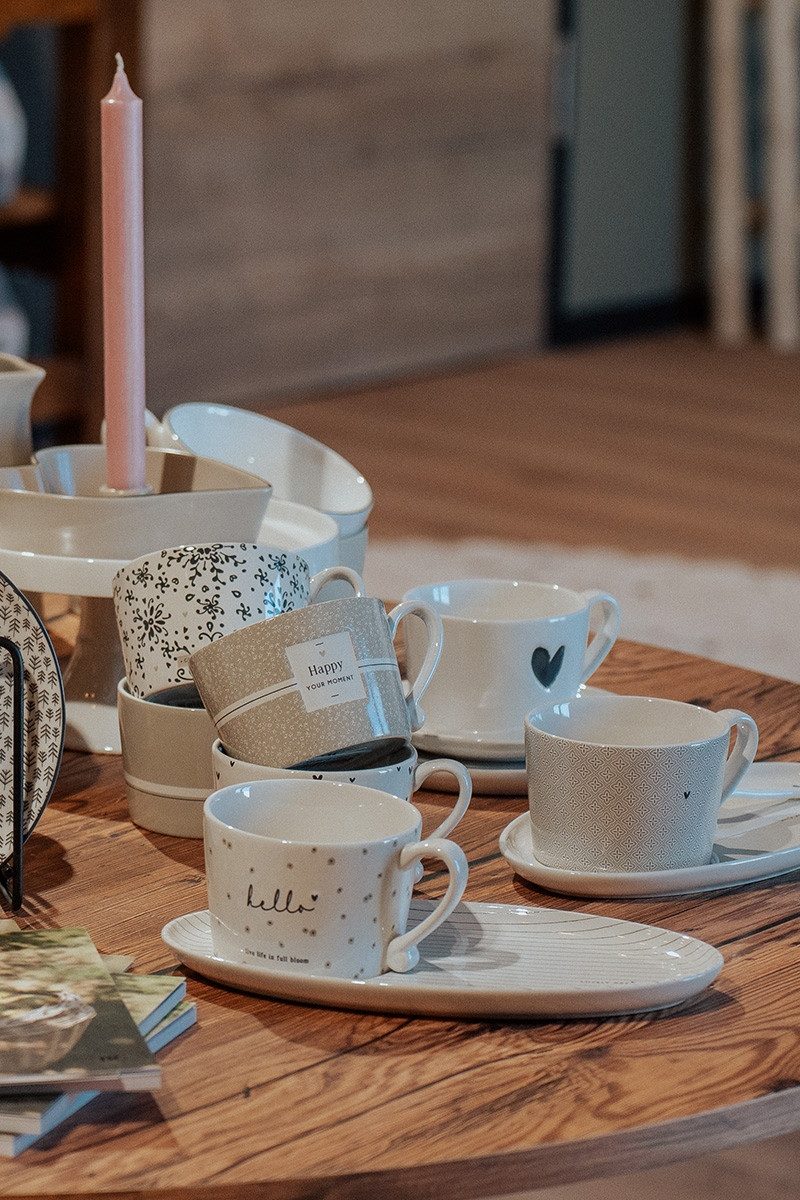 Bastion Collections Geschirr-Set Unterteller oval - LOVELY DAY