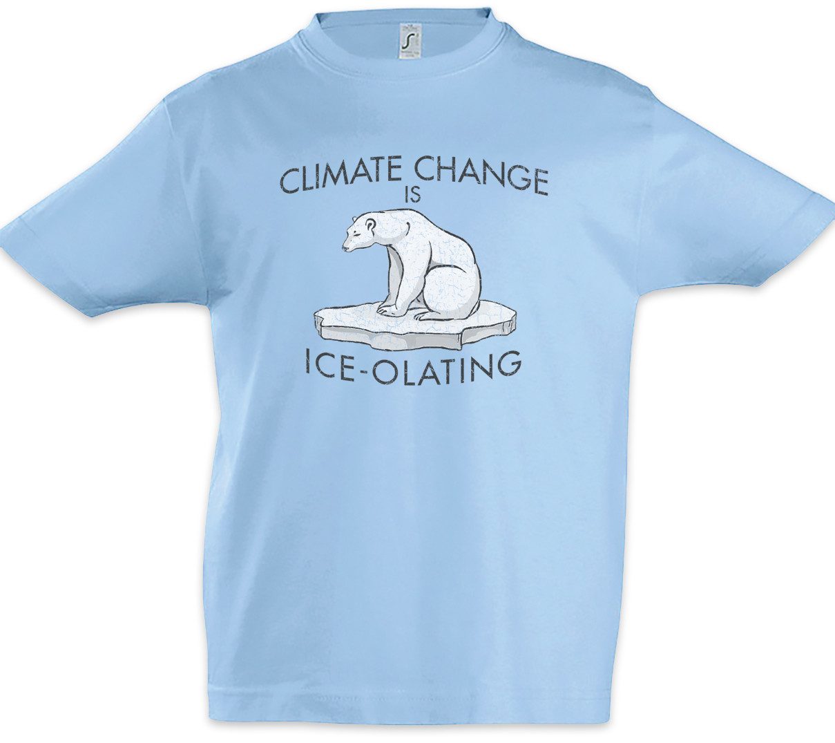 Print-Shirt Climate Change Is Ice-Shirt Kinder T-Shirt Umweltschutz Save The World
