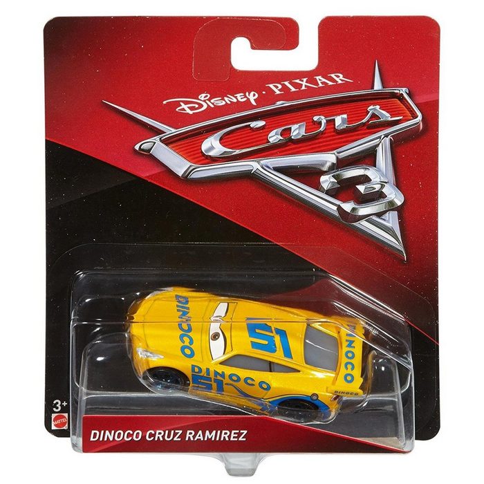 Mattel® Actionfigur DXV71 Cars 3 - Die-Cast-Fahrzeug Dinoco Cruz Ramirez