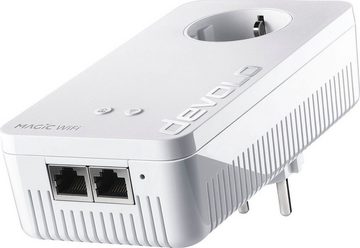 DEVOLO Magic 1 WiFi ac Ergänzung (1200Mbit, Powerline + WLAN, 2x LAN, Mesh) WLAN-Router