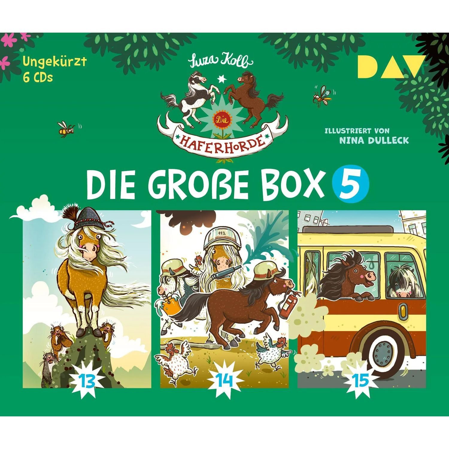 Der Audio Verlag Hörspiel Die Haferhorde - Die große Box 5 (Teil 13-15)