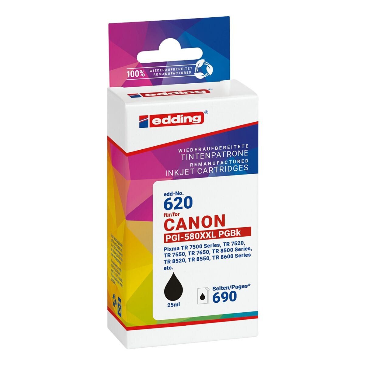 edding Tintenpatrone (ersetzt Canon »PGI-580XXL BK«)