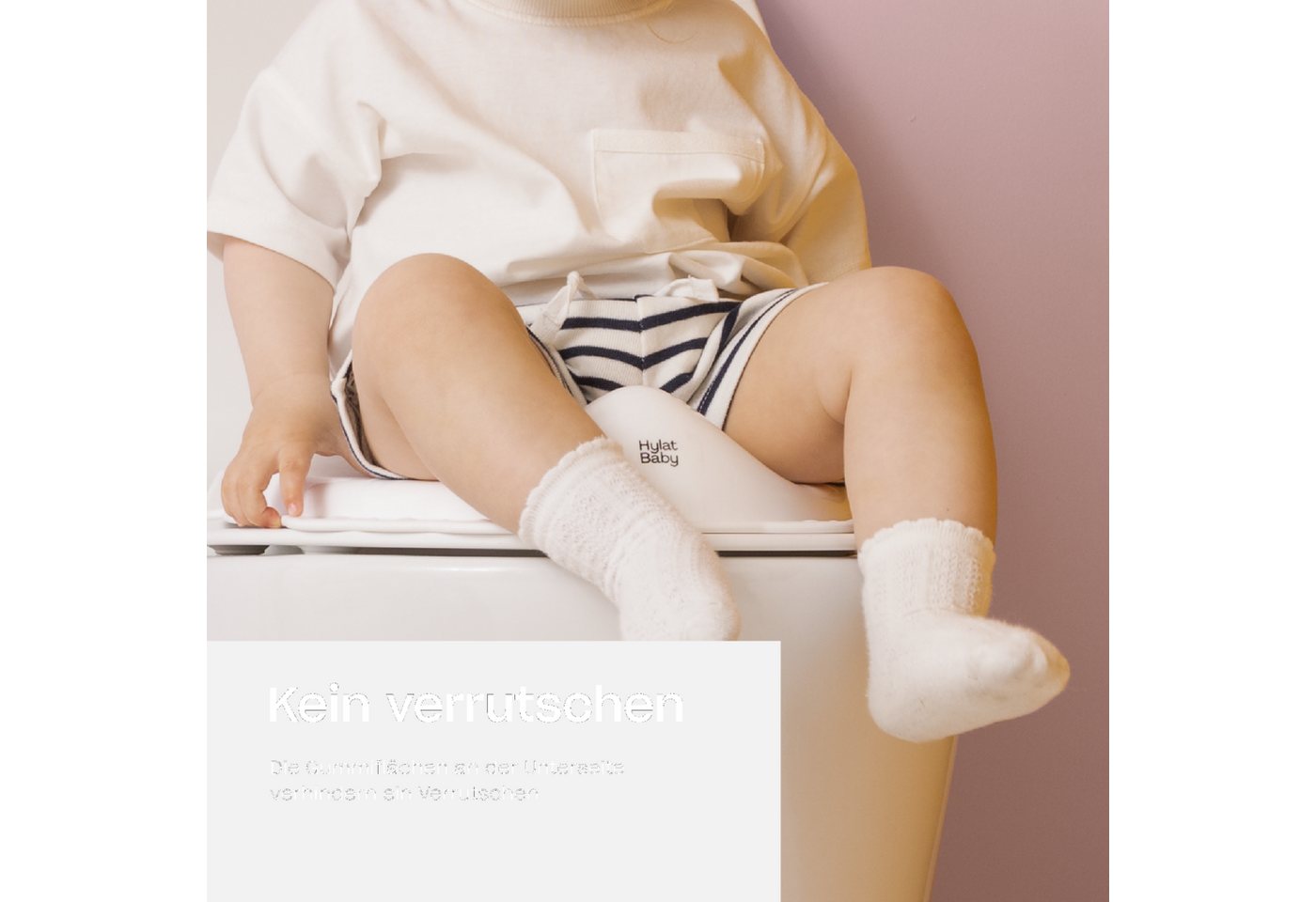 Thumbnail - Hylat Baby Baby-Toilettensitz Toilettensitz Kinder, für Mädchen und Jungen, 13 cm