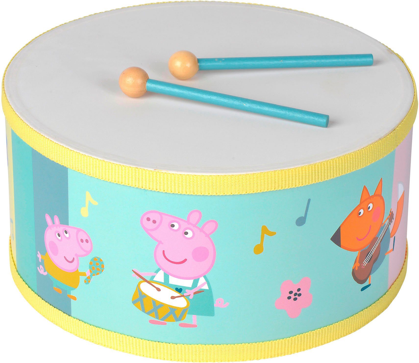 Spielzeug-Musikinstrument Peppa Pig Trommel 20cm