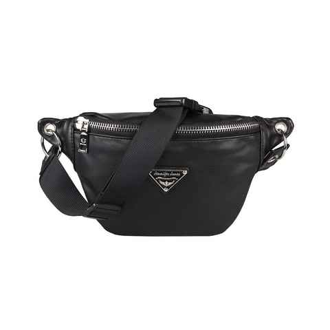 ITALYSHOP24 Bauchtasche Gürteltasche Hüfttasche CrossBody Handytasche, als Schultertasche, CrossOver, Umhängetasche tragbar