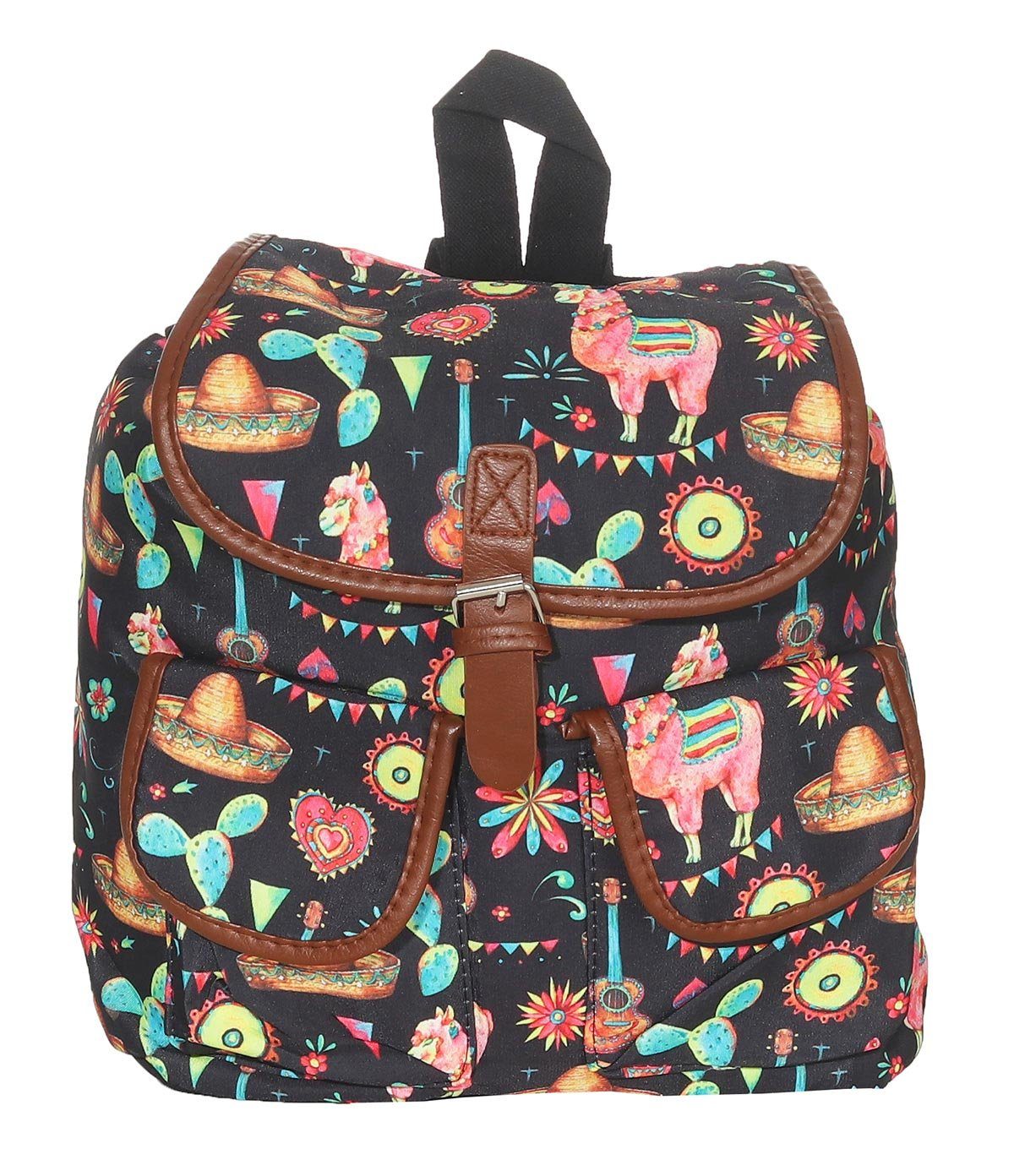 Cityrucksack malito Damen Rucksack, Tasche mit vielen Mustern, Handtasche in