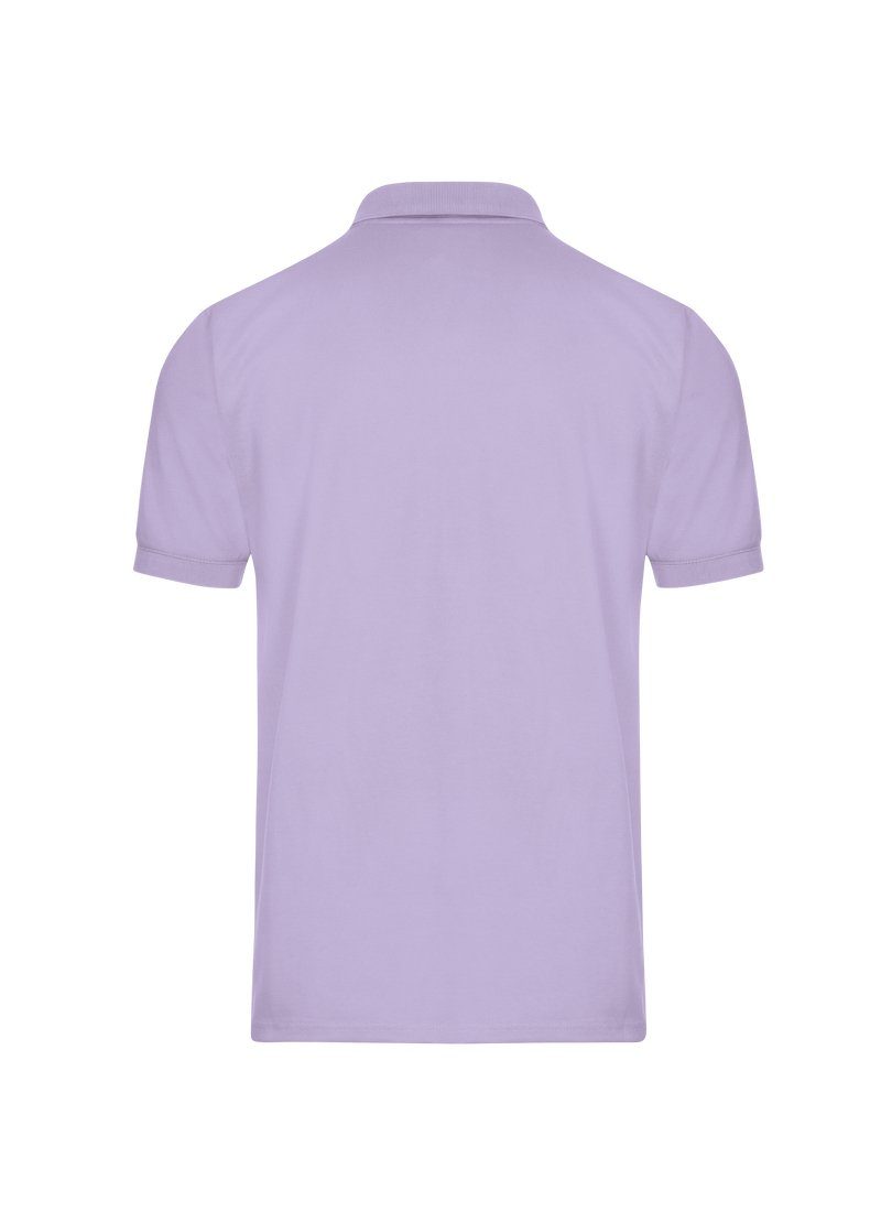 flieder Poloshirt in Poloshirt TRIGEMA Trigema Piqué-Qualität