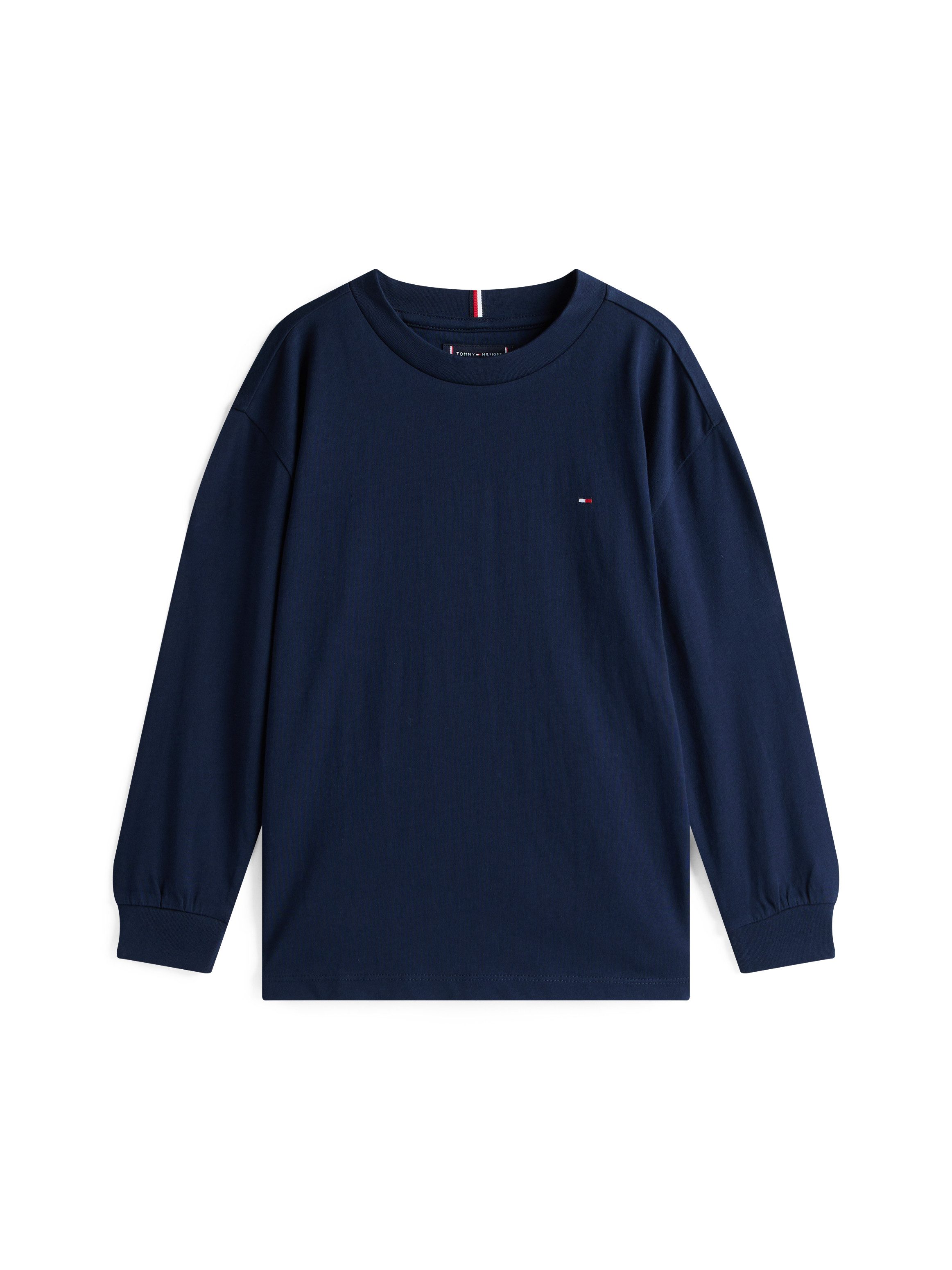 Tommy Hilfiger Langarmshirt ESSENTIAL T-SHIRT LS für Kinder bis 16 Jahre, Markenlogo