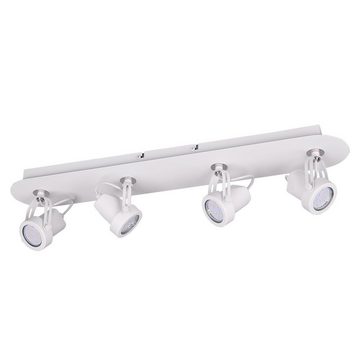 etc-shop LED Deckenspot, Leuchtmittel nicht inklusive, Deckenleuchte Spotleiste Wohnzimmerlampe Deckenlampe Spotstrahler 4