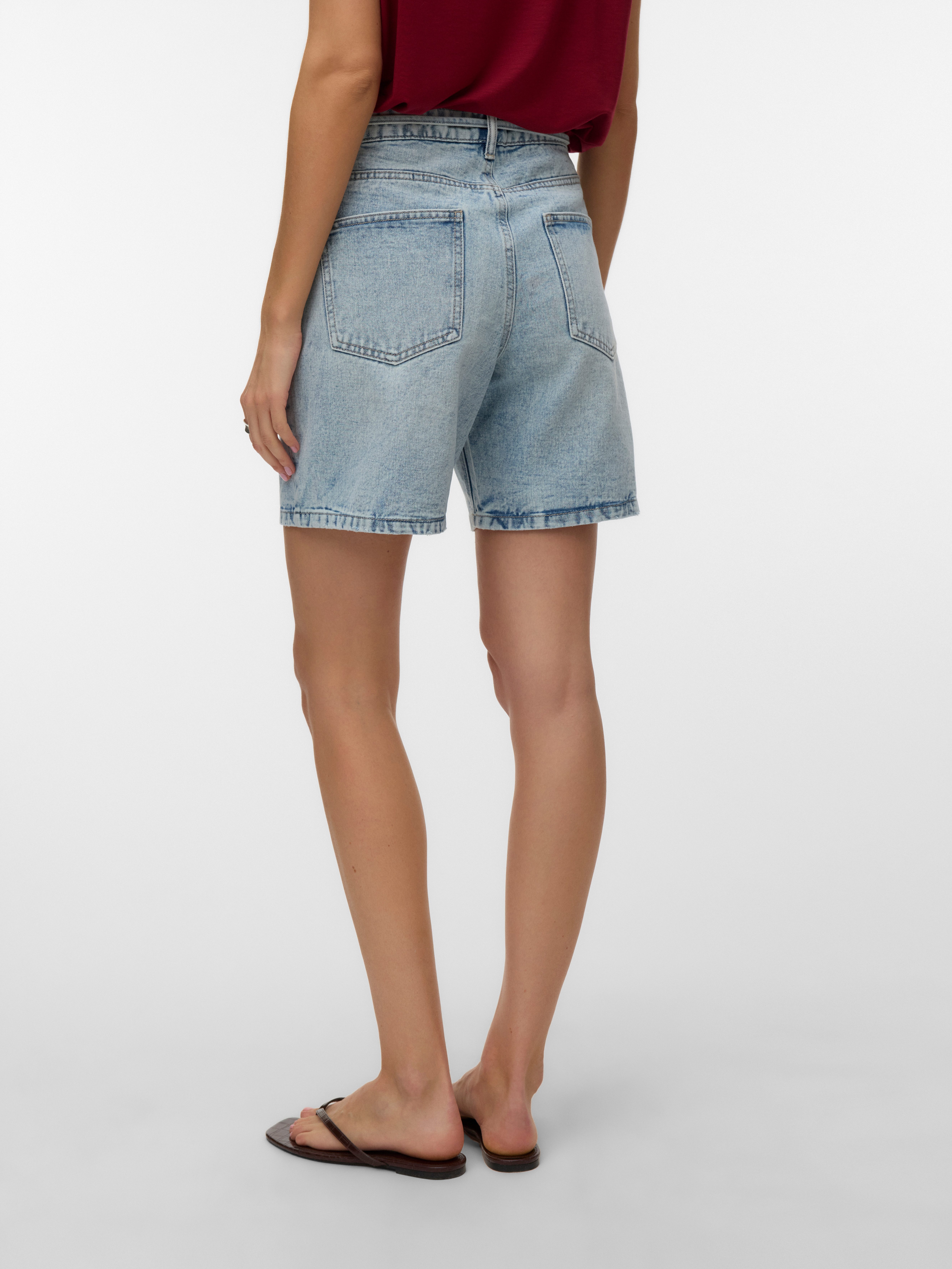 Vero Moda Shorts VMWIEN MR BELT SHORTS MIX GA NOOS Baumwollmischung, relaxed fit
