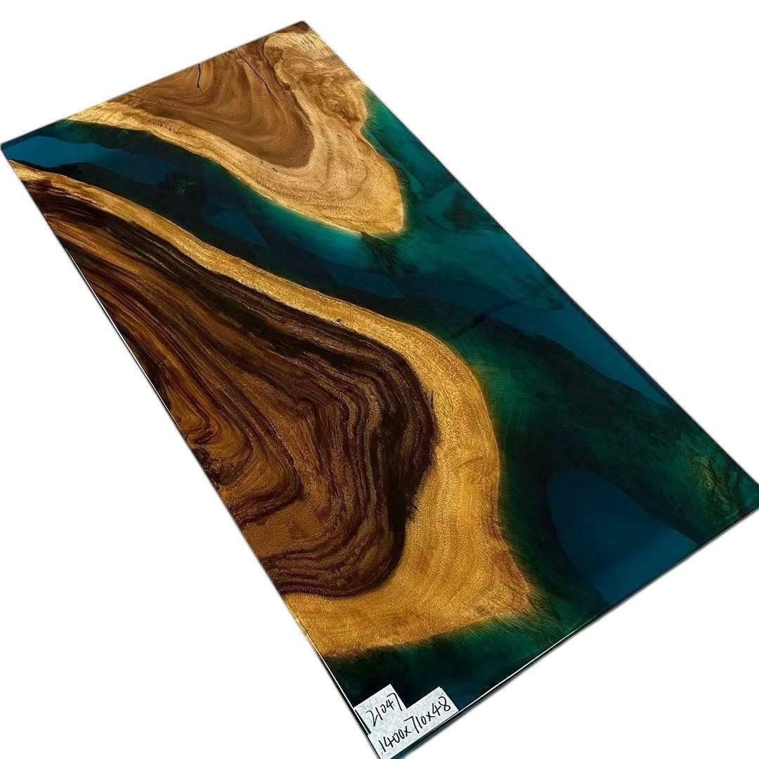 JVmoebel Esstisch Exklusiver Epoxy Harz Esstisch – Design Möbel Massivholz (1-St), Made in Europa