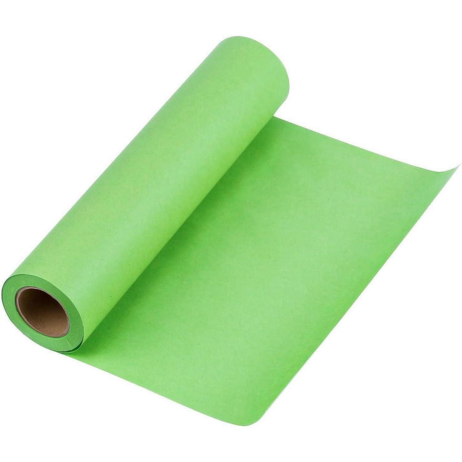 LuxusKollektion Packpapier Kraftpapierrolle 30,5cmx30m Kunsthandwerk Verpackung 12 Zoll Hellgrün