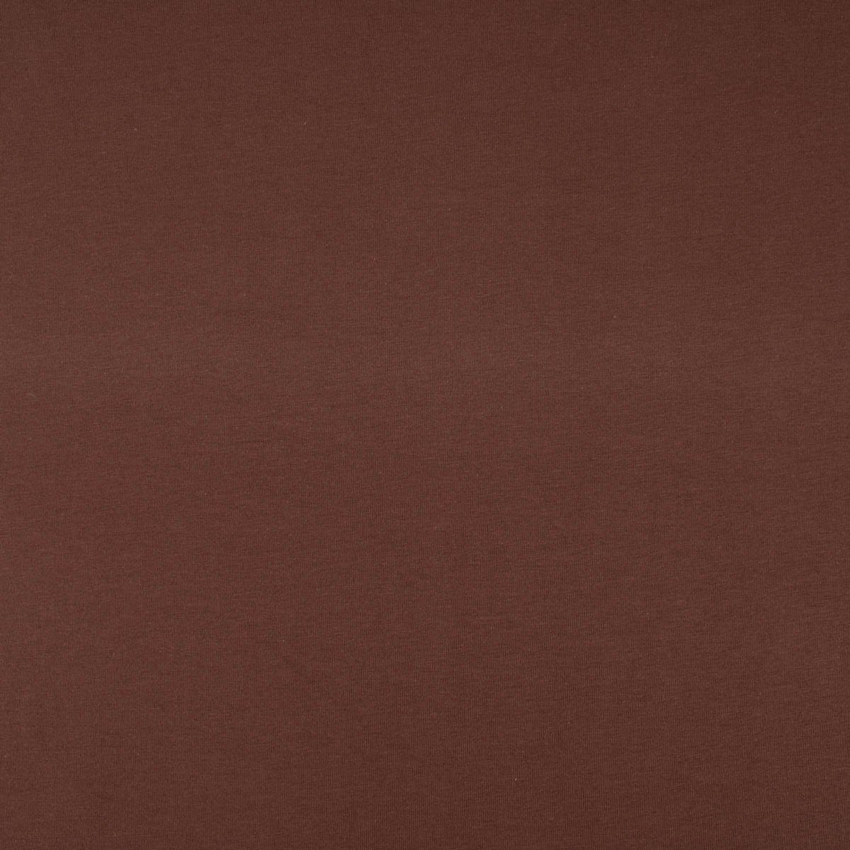 Thumbnail - SCHÖNER LEBEN. Stoff Baumwolljersey Organic Bio Jersey einfarbig braun 1,5m Breite, allergikergeeignet