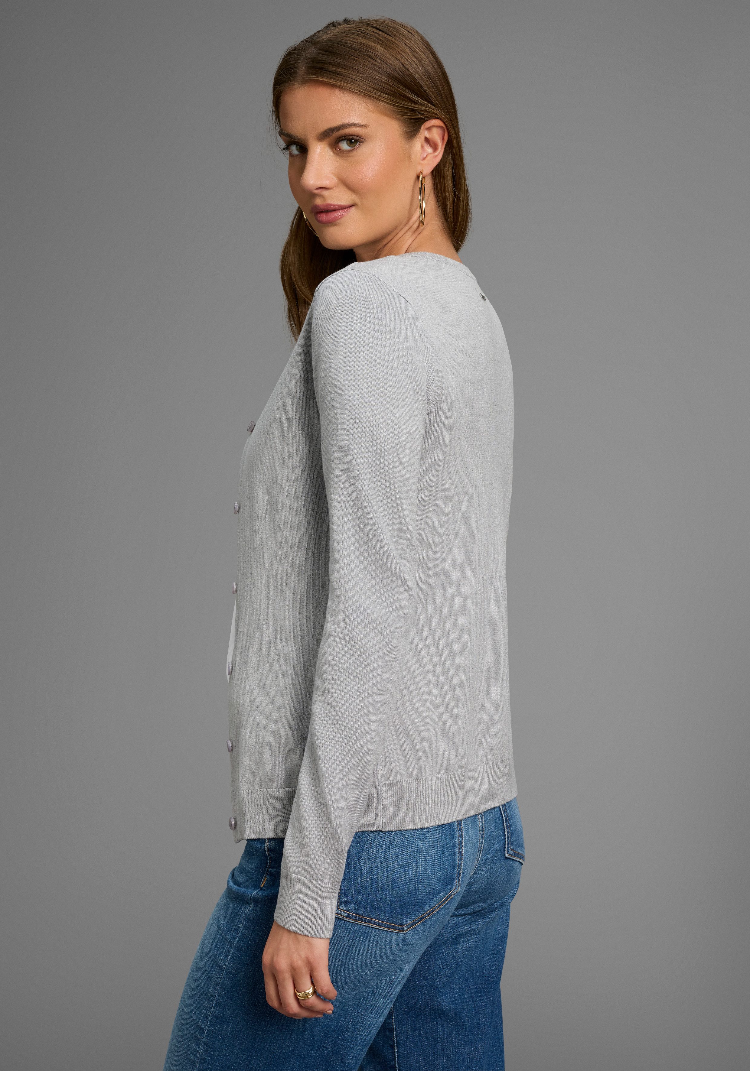 Laura Scott Strickjacke mit Knopfleiste günstig online kaufen