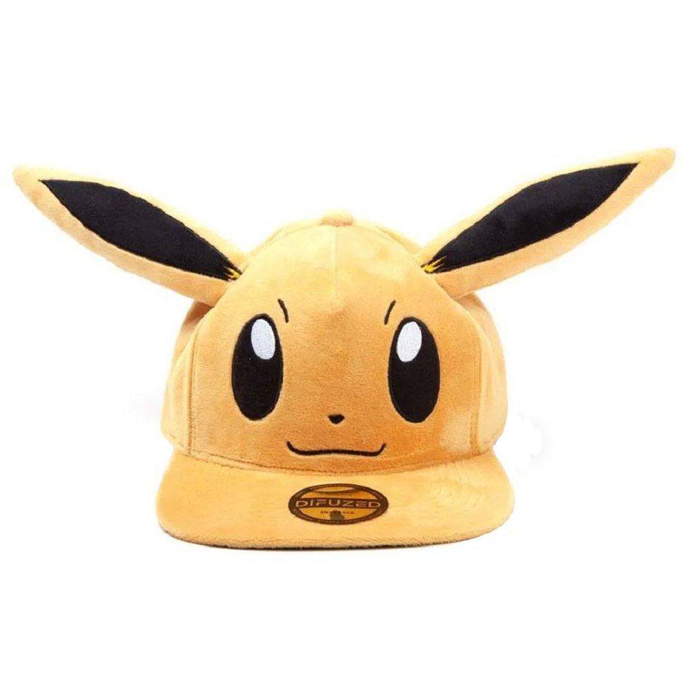 Plüsch Cap Pokémon DIFUZED Snapback Eevee Embarrassed Cape