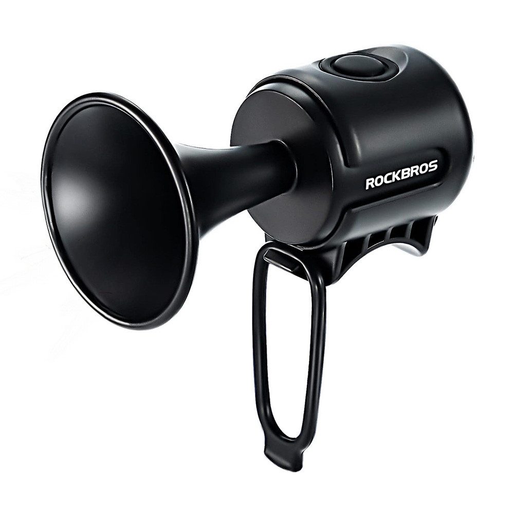 ROCKBROS Fahrradklingel Signalhupe Lenkerhupe Fahrradhorn, (Spar-Set, 1-tlg) 120 dB laut, IPX4, Lenkermontage