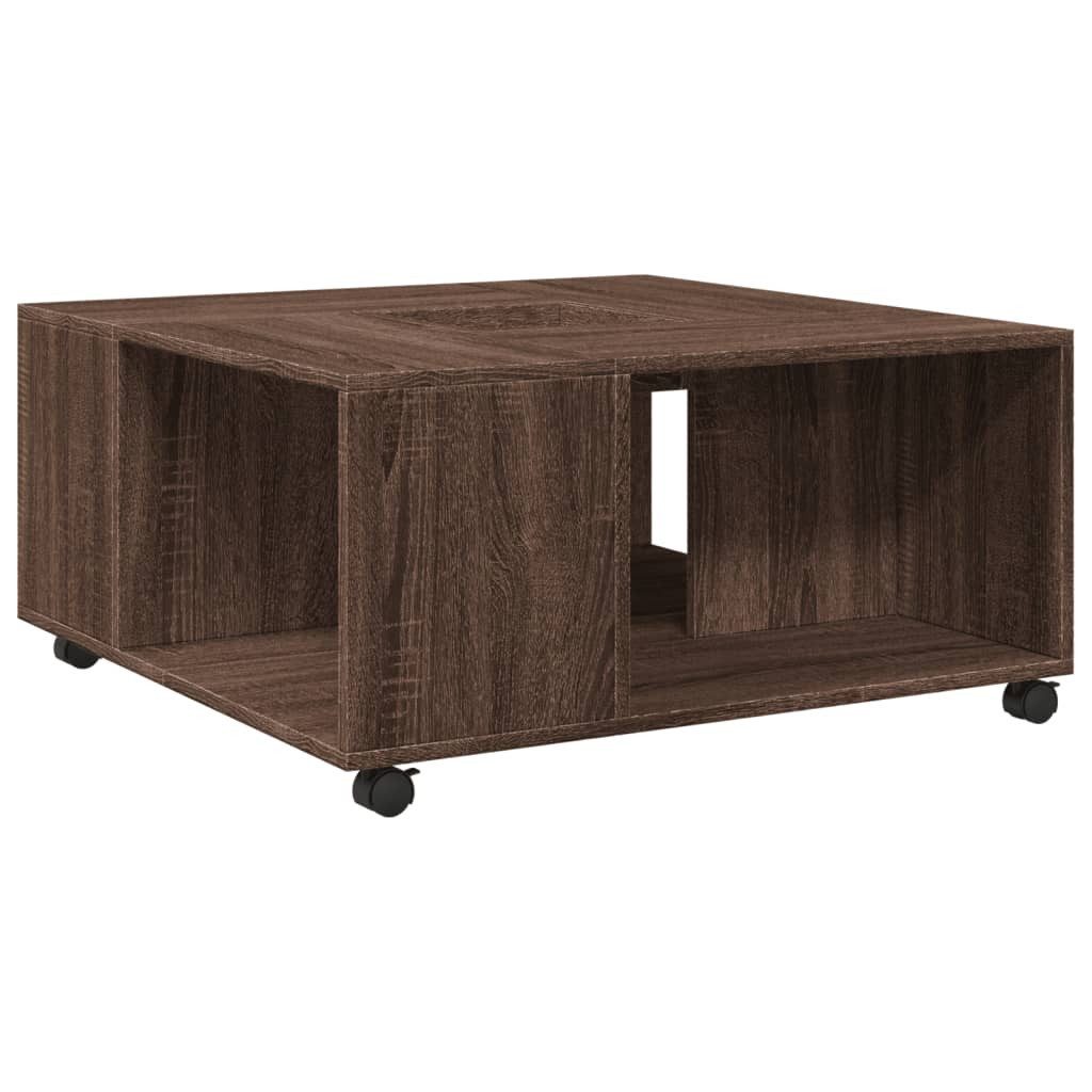 vidaXL Couchtisch Couchtisch Braun Eichen-Optik 80x80x40 günstig online kaufen
