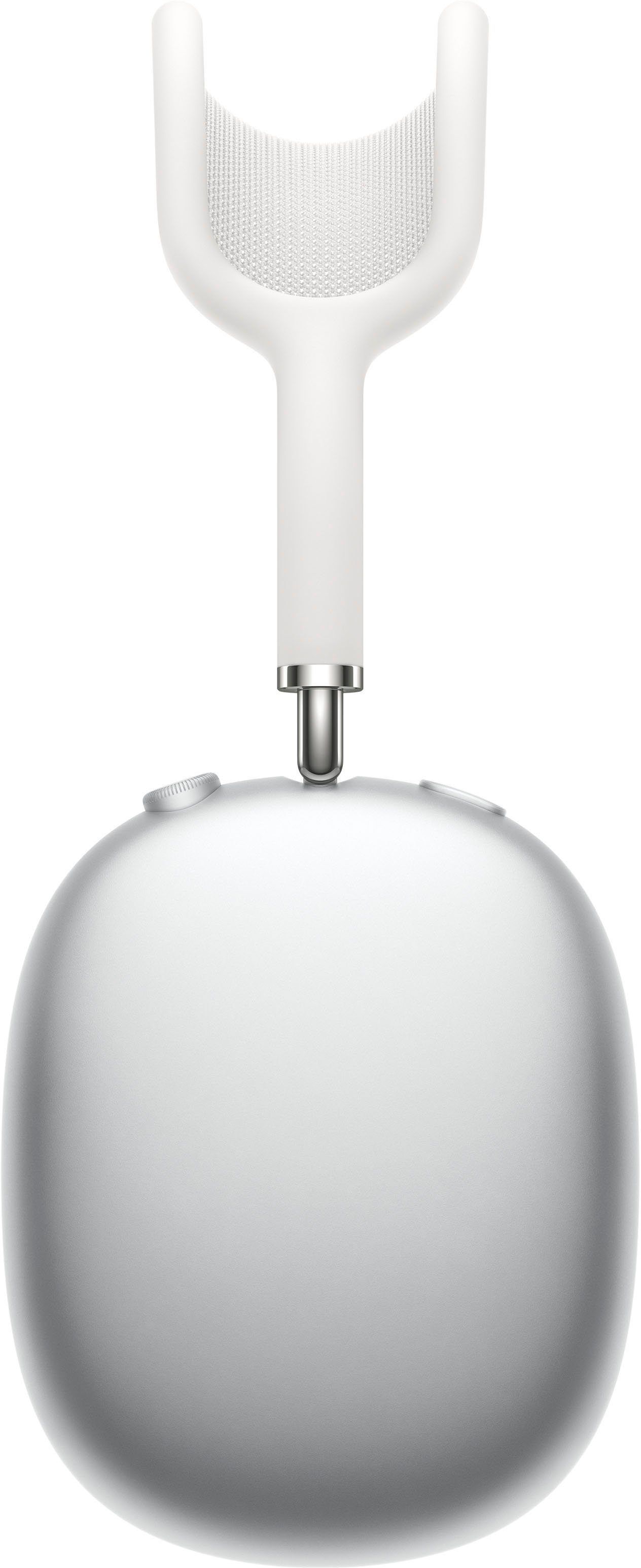 Apple AirPods Max Over-Ear-Kopfhörer Cancelling kompatibel Sprachsteuerung, (ANC), Siri, silber für Noise mit (Active Steuerung und Anrufe integrierte Musik, Bluetooth) Rauschunterdrückung, Transparenzmodus, Siri