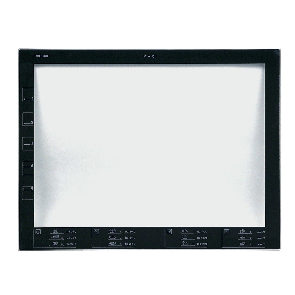 easyPART Montagezubehör Backofen wie Electrolux 561610709/9 Innenscheibe Glas, Für Backofen / Herd