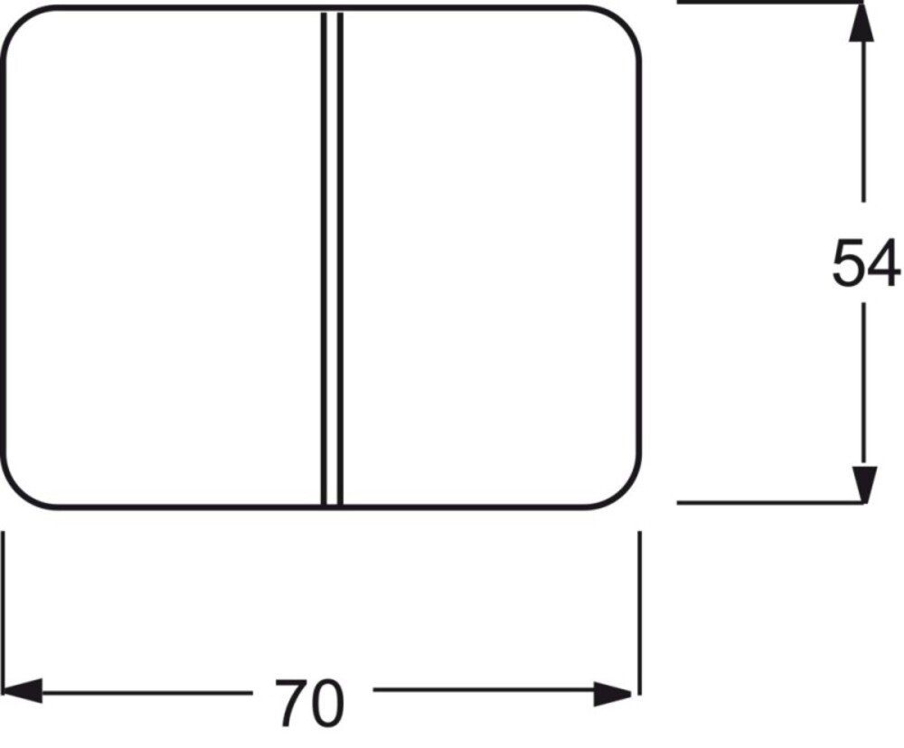 1785-266 Abdeckrahmen Wippe Busch-Jaeger Busch-Jaeger ti