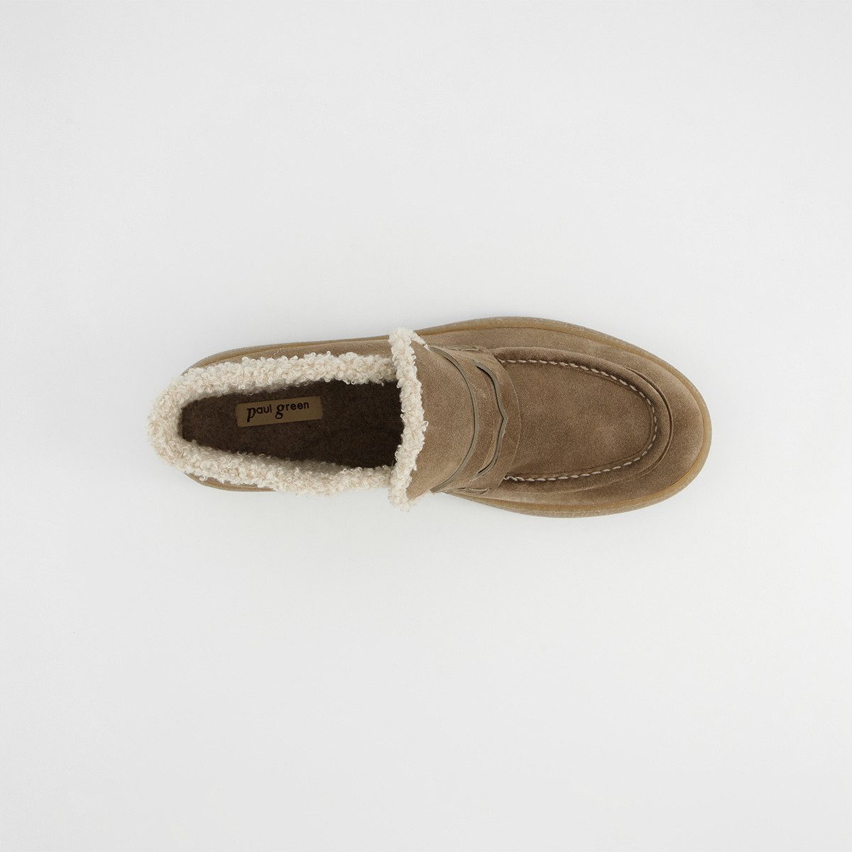 Paul Green Paul Green 5576-001, Slipper & Mokassin, Warmfutter, Braun, Damen Winterstiefel