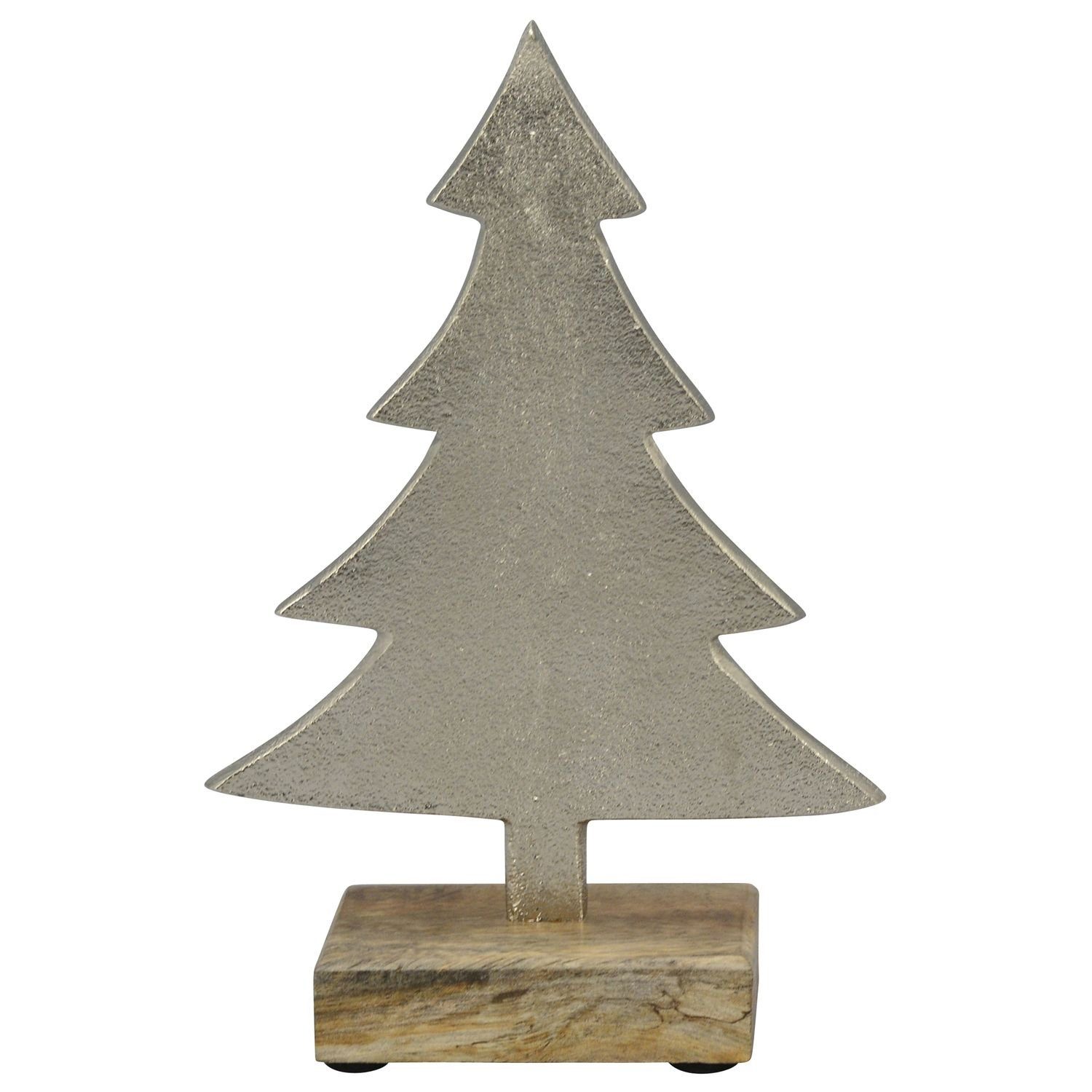 Dekoobjekt Baum Puri - Aluminium - 18x5x12 cm