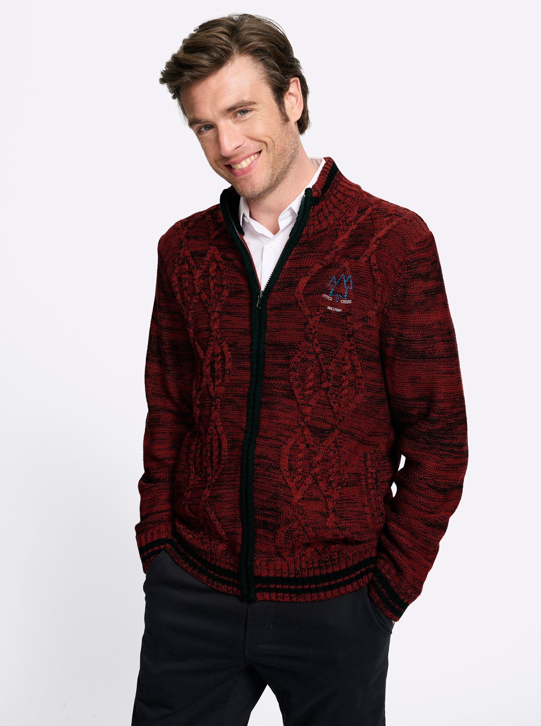 Witt Strickjacke Strickjacke Langarm Struktur