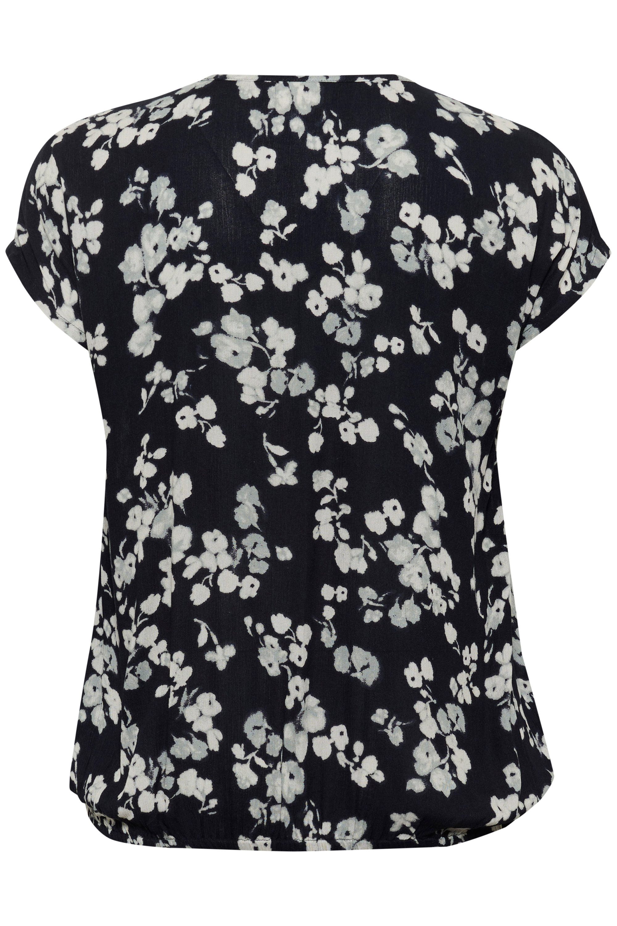 KAFFE Curve Kurzarmbluse Kurzarm-Bluse KCami Große günstig online kaufen