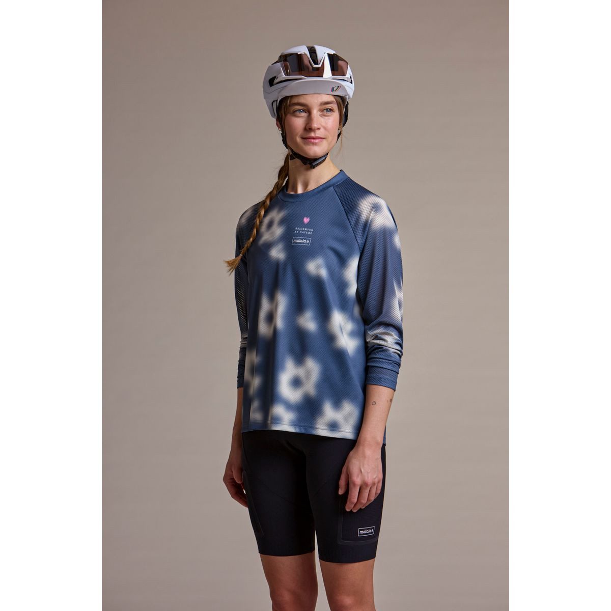 Maloja Radtrikot BaldoM. Technisches Gravel Shirt aus recyceltem Material mit reflektierenden