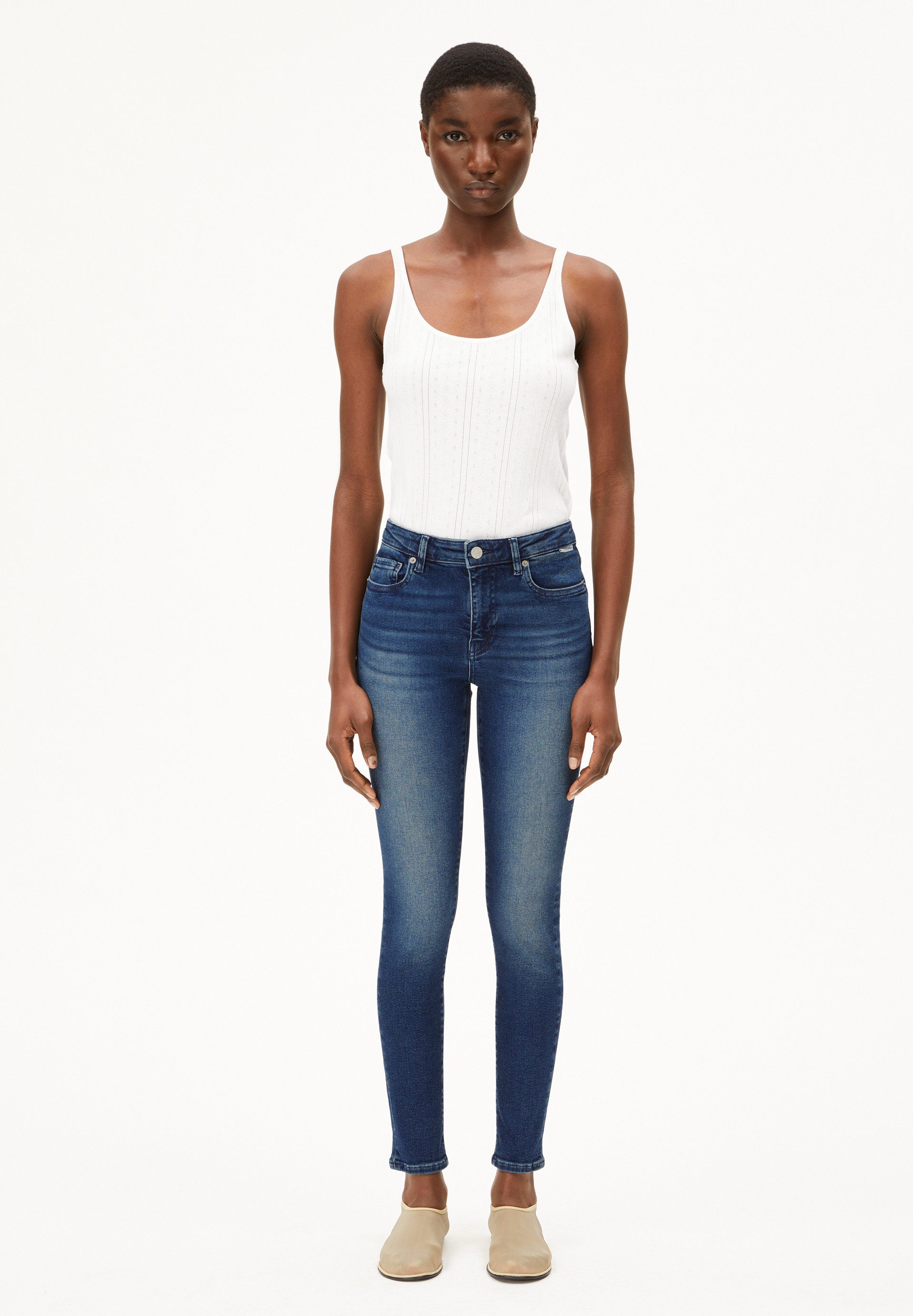 Armedangels Skinny-fit-Jeans TILLAA (X-Stretch) Mid waist