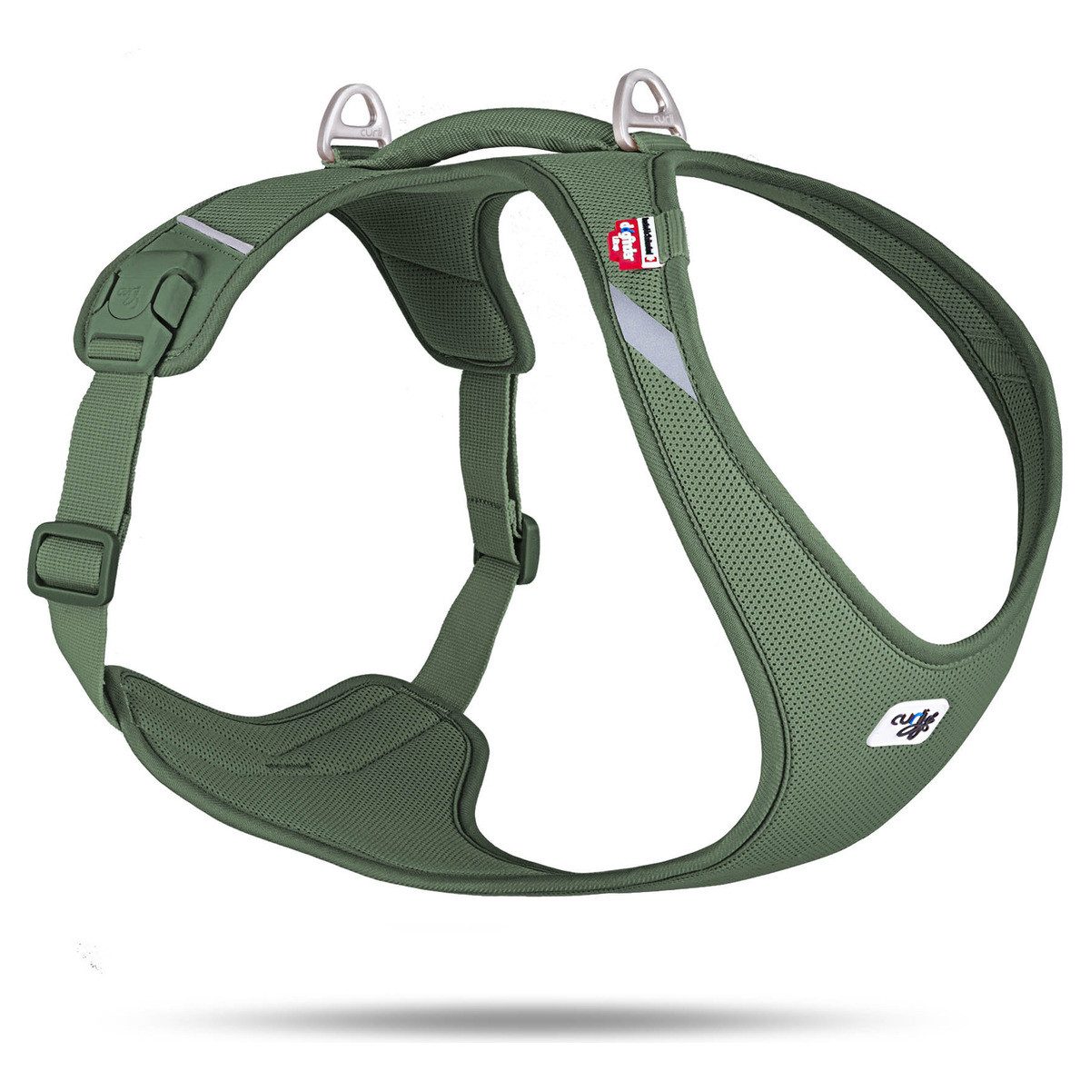Curli Hunde-Geschirr All New Belka Comfort Geschirr Moss