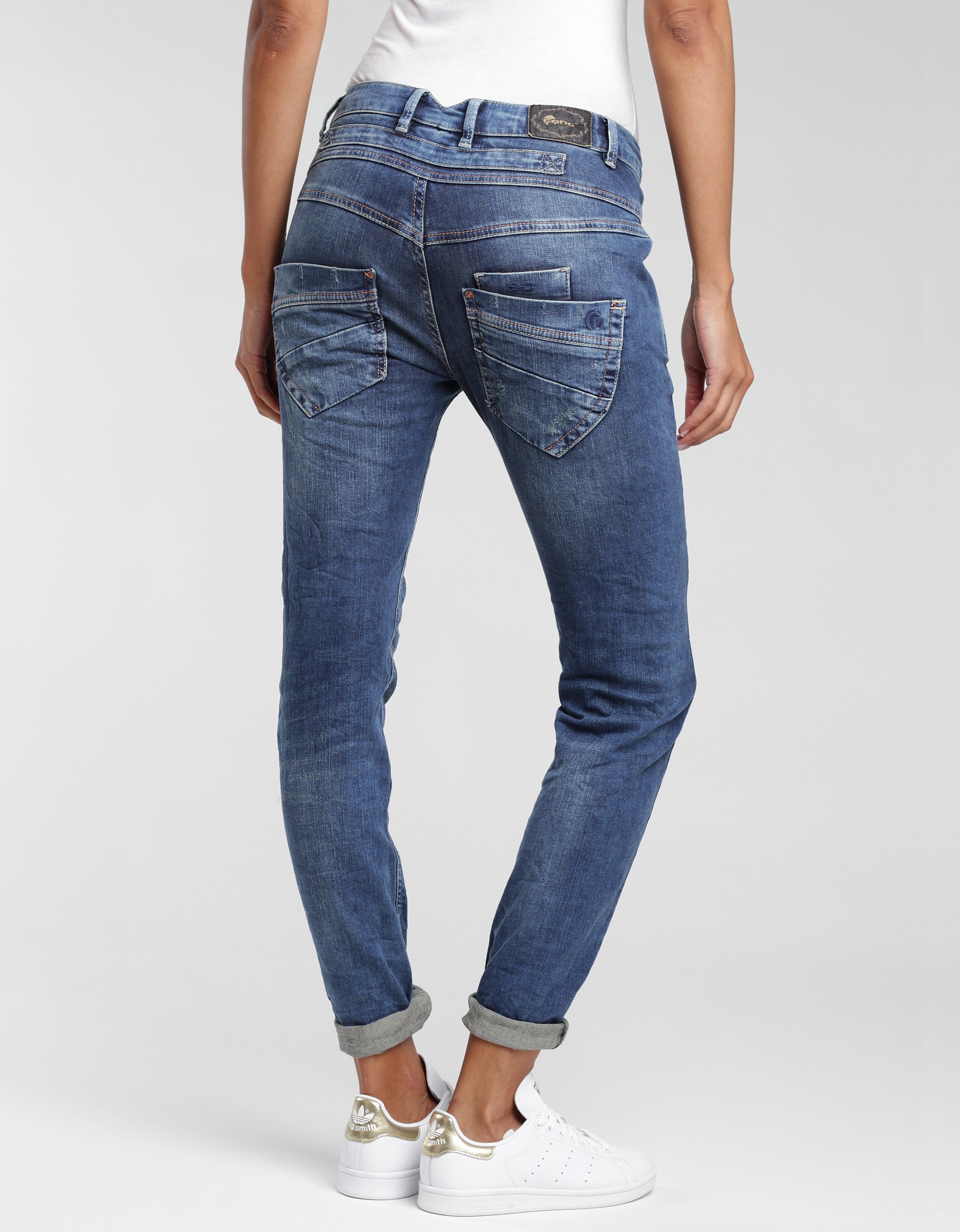GANG Slim-fit-Jeans 94MARGE mit besonderem 4-Knopf-Verschluss