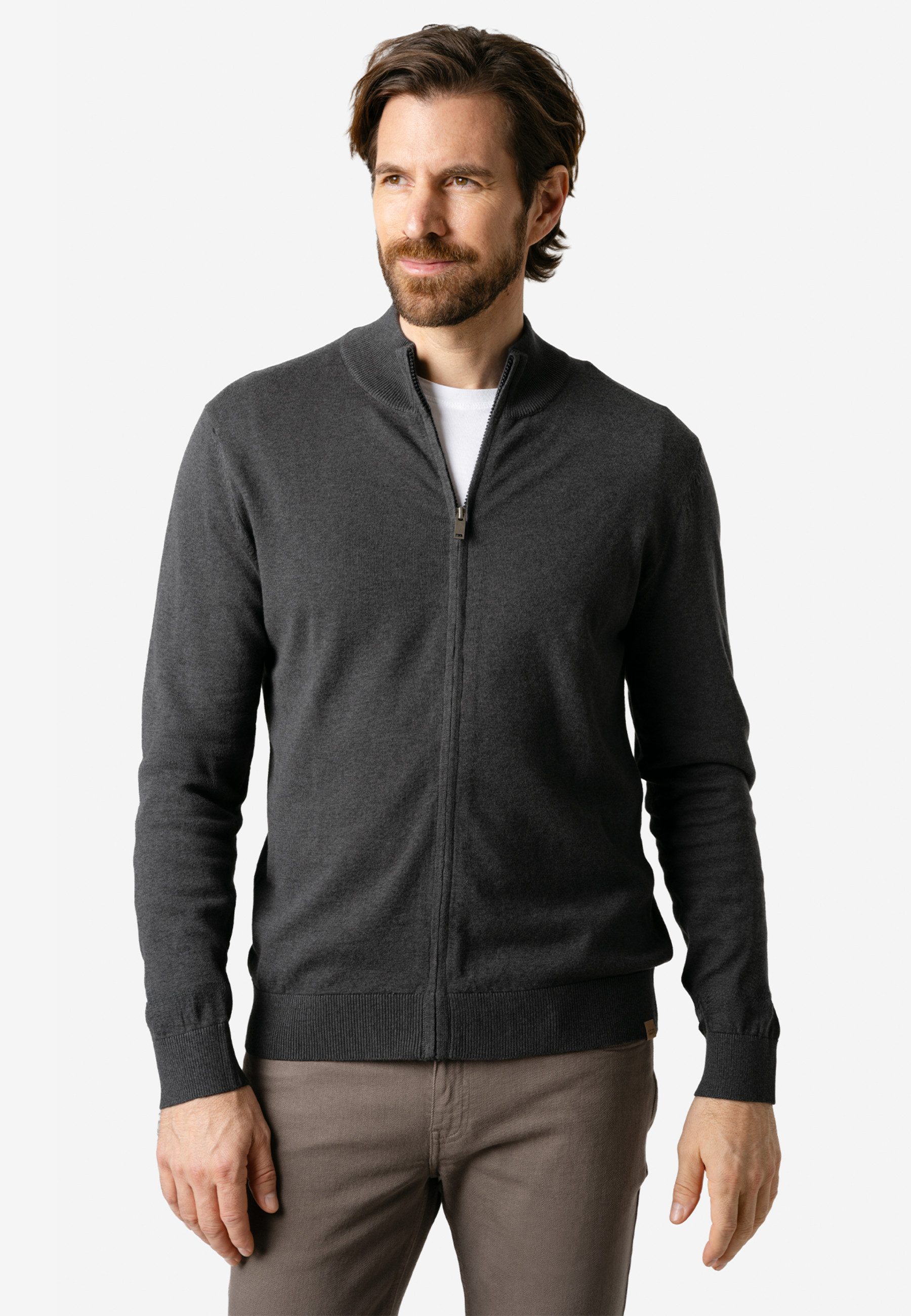 LIVING CRAFTS Strickjacke BALDWIN GOTS zertifiziert
