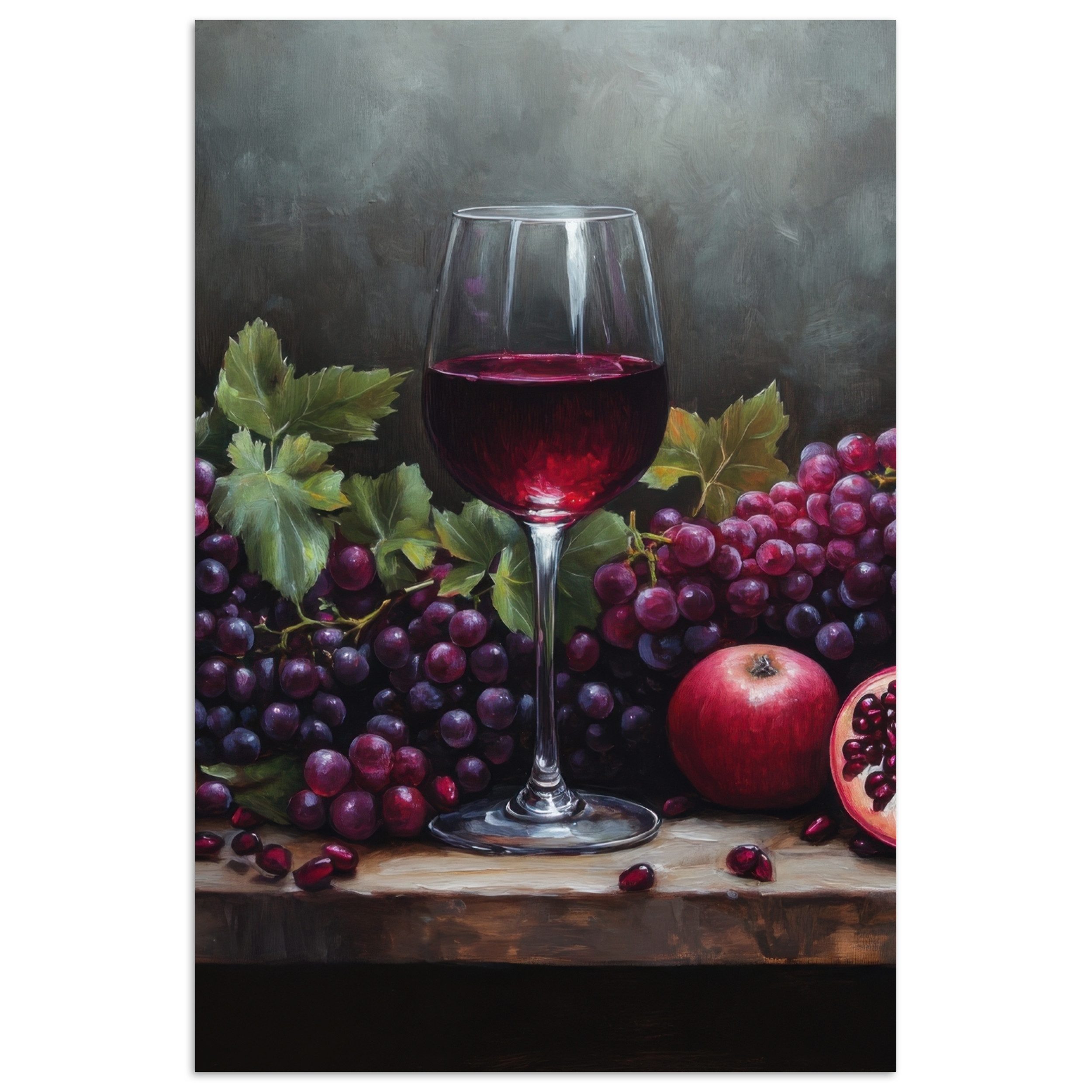 MuchoWow Poster Wein - Obst - günstig online kaufen