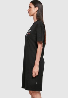 Merchcode Shirtkleid Merchcode Damen Ladies Roma X Organic Oversized Slit Tee Dress (1-tlg)