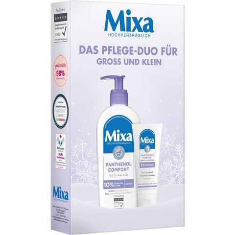 Mixa Körpercreme Panthenol Comfort Pflege-Duo Set Set, 2-tlg., sensitive Pflege