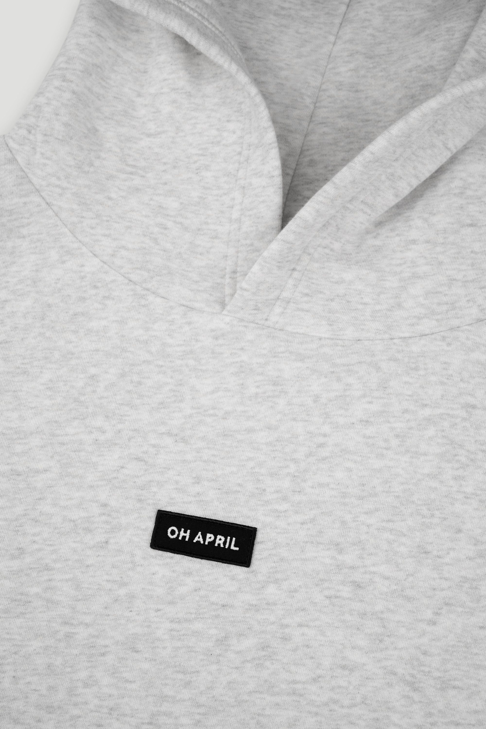 OH APRIL Rundhalspullover Boyfriend Hoodie Grey günstig online kaufen