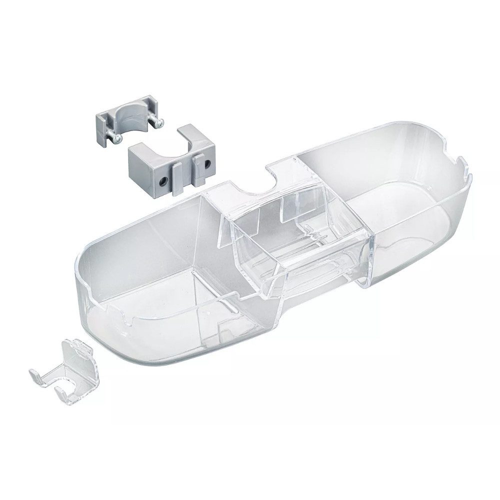 WENKO Duschablage Duschstangencaddy Duschdiener, Spar-Set 1-tlg., 2 Ablagen