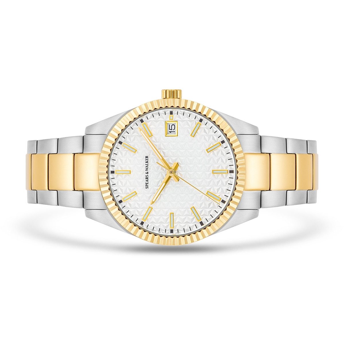 Spears & Walker Quarzuhr silber/gelbgold