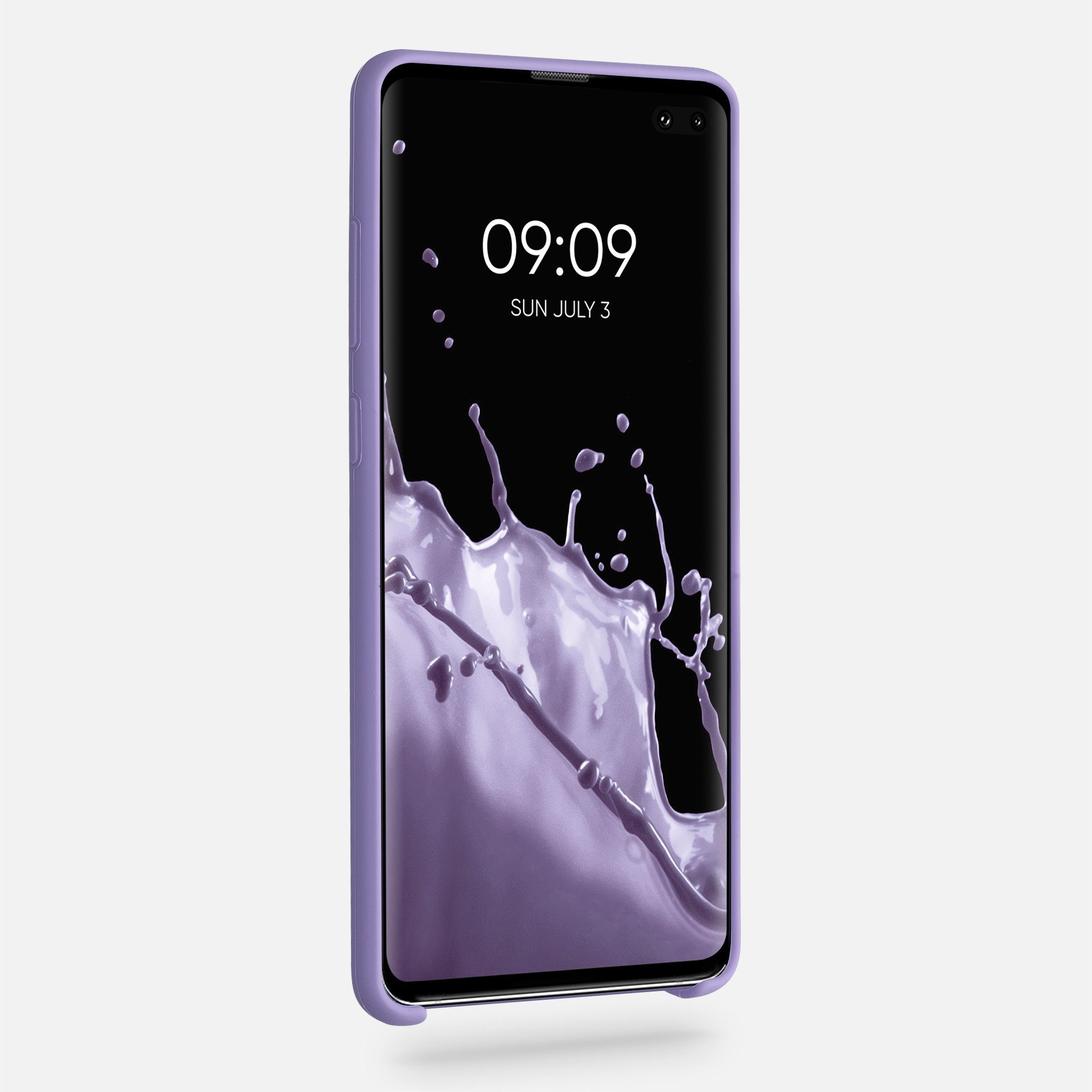 kwmobile Handyhülle Hülle für Samsung Galaxy A14 5G, Hülle Silikon gummiert  - Handyhülle - Handy Case in Lavendel