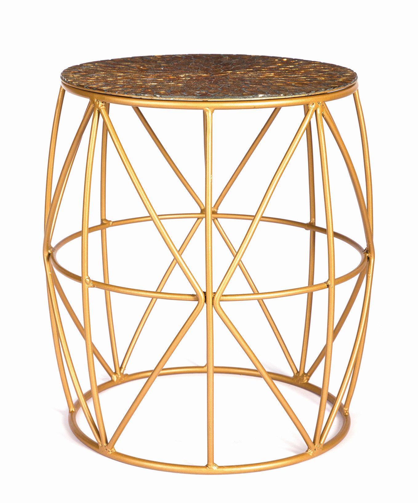 El Puente Sitzhocker Hocker/Beistelltisch, Handmade, Fair Trade