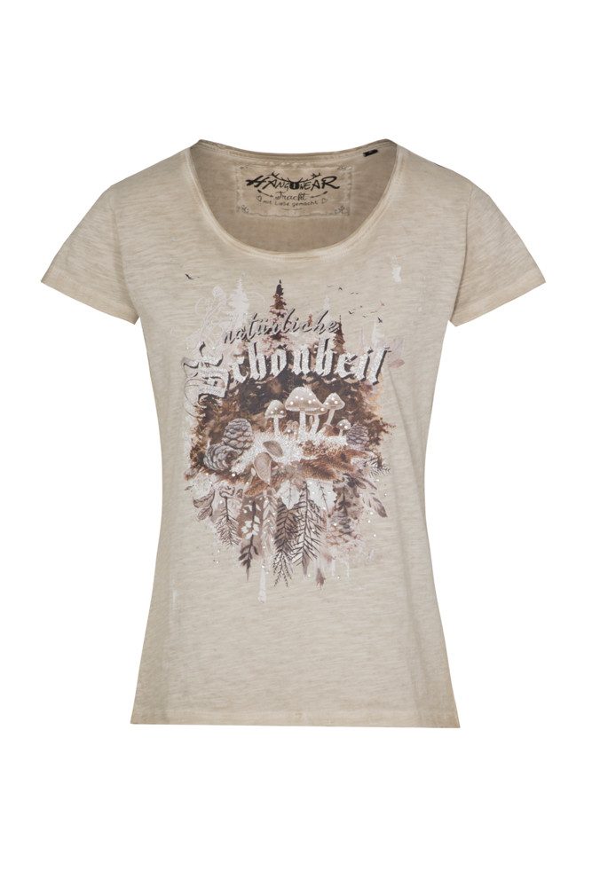 Hangowear T-Shirt Damen T-Shirt Gisela - beige