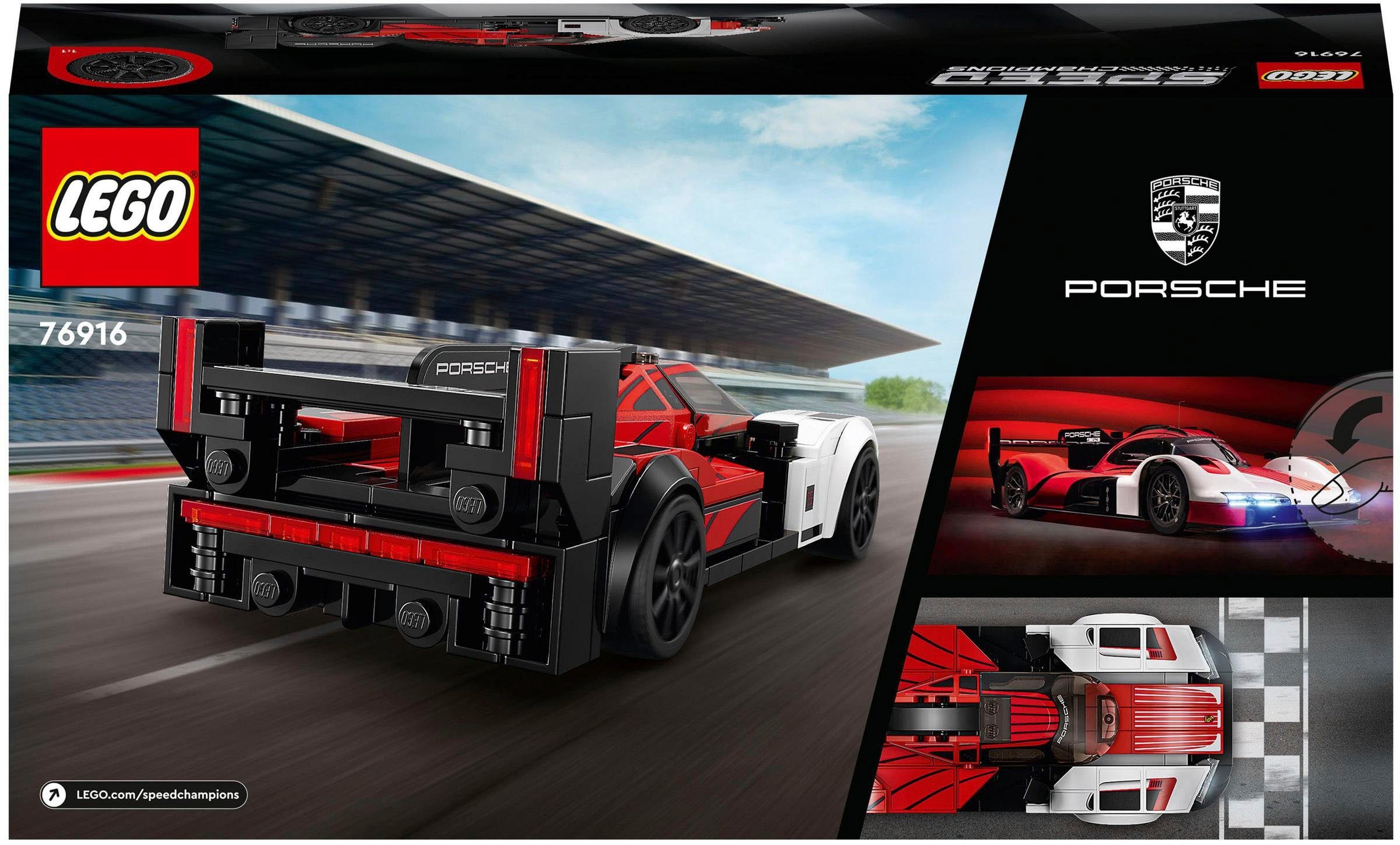 LEGO® Speed Champions, (76916), (280 LEGO® Konstruktionsspielsteine St) Porsche 963