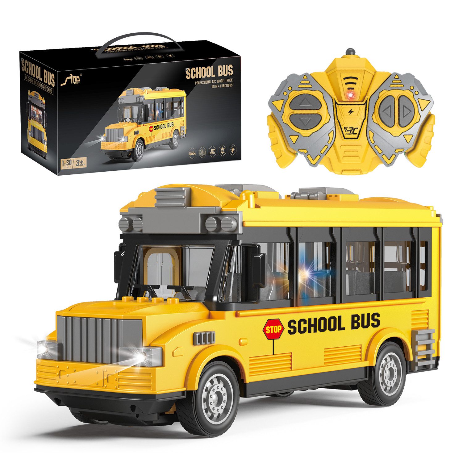 Esun RC-Auto Ferngesteuerter Auto RC Car mit Lichtern 4 Kanal RC Bus Spielz günstig online kaufen