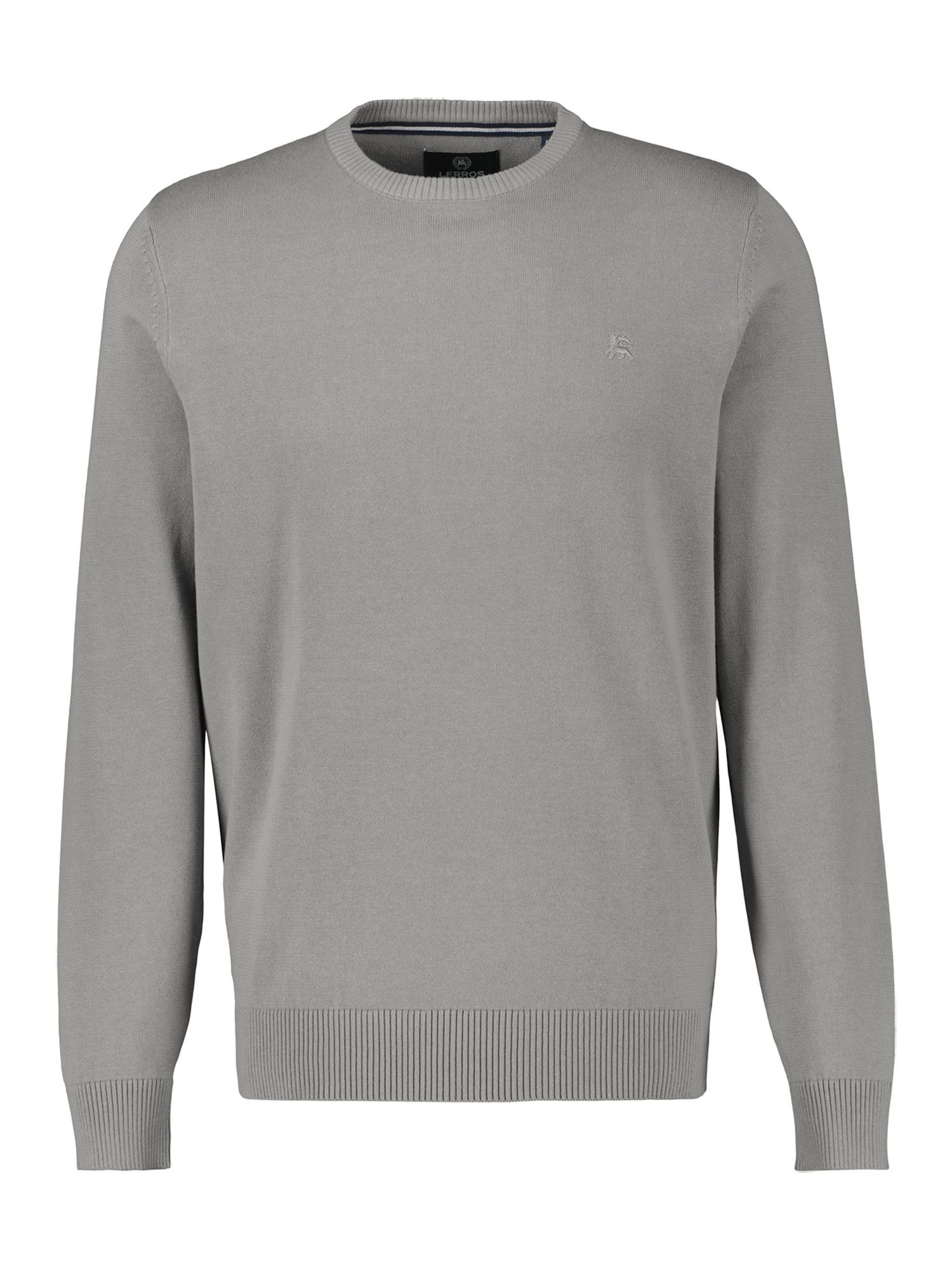 Strickpullover Herren Strickpullover aus Baumwolle mit Crewneck Ausschnitt